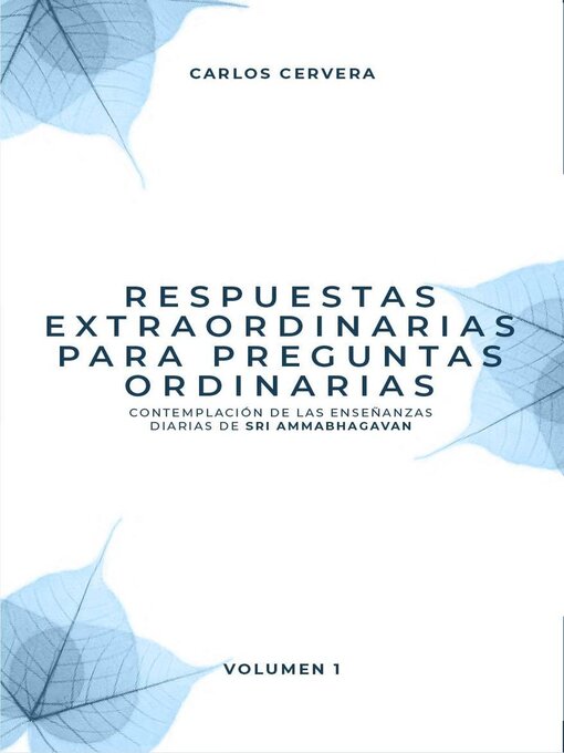 Title details for Respuestas extraordinarias para preguntas ordinarias by carlos cervera cruz - Available